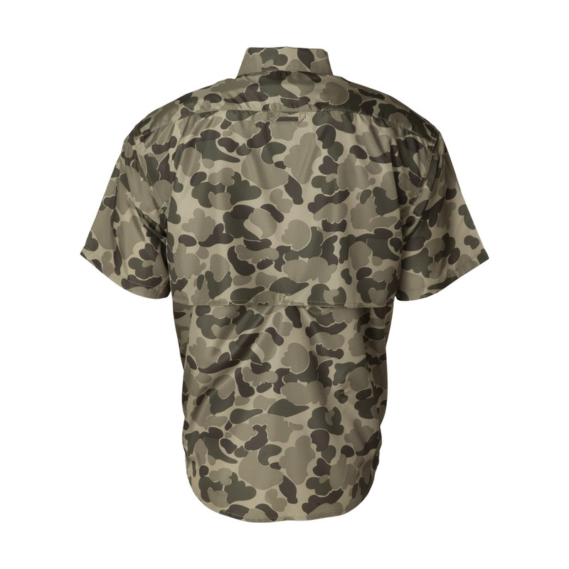 Banded Accelerator OTL Fishing Short Sleeve Shirt in Classic Pine Camo Color